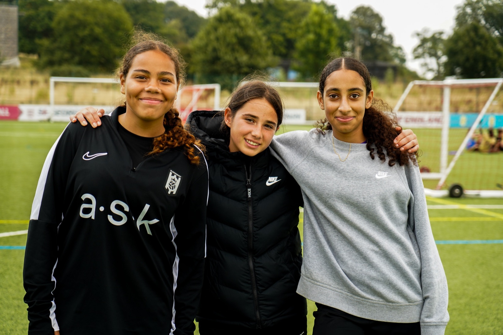Female player, 14, at a Bloomsbury Football session